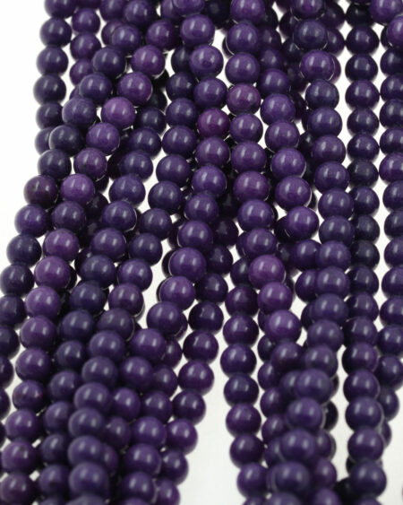 calcite beads purple