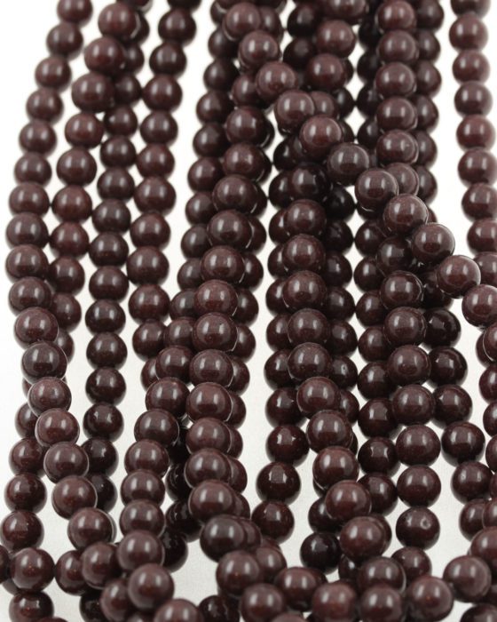 calcite beads brown