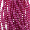 calcite beads fuschia