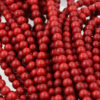 howlite beads red