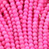 howlite beads hot pink