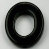 21 x 18 mm Obsidian Oval ring - Sold per string, approx 20 pcs per string