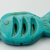 37 x 23 mm Howlite Fish shape pendant - Sold per string, approx. 10 pcs per string