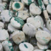 Dyed agate beads green