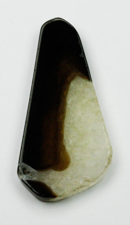 Agate & Quartz sliced pendant