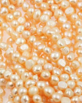 Freshwater pearls irregular shape 10mm peach