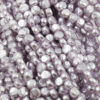 Imitation glass pearl fat coin, 7 x 5 mm. Sold per strand approx. 55 beads