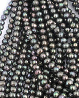 Fresh Water Pearls 8-9mm brown iridescent