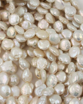 Fresh Water Pearls Coin 13mm white