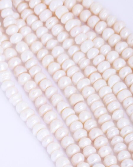 Large hole fresh water pearl white