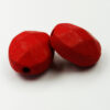 Polymer clay beads Red