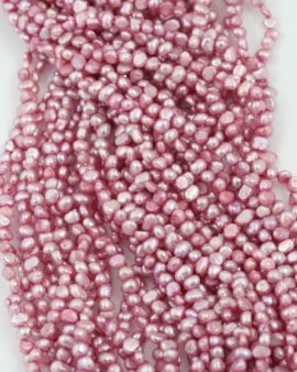 fresh water nugget pearls old rose