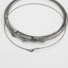 neck wire with lobster catch black