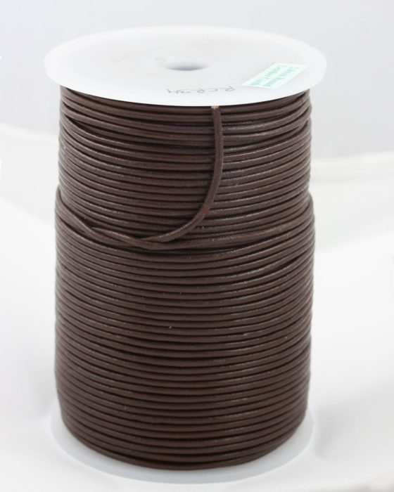 leather cord 2mm brown