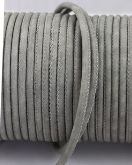nappa leather cord 4mm grey