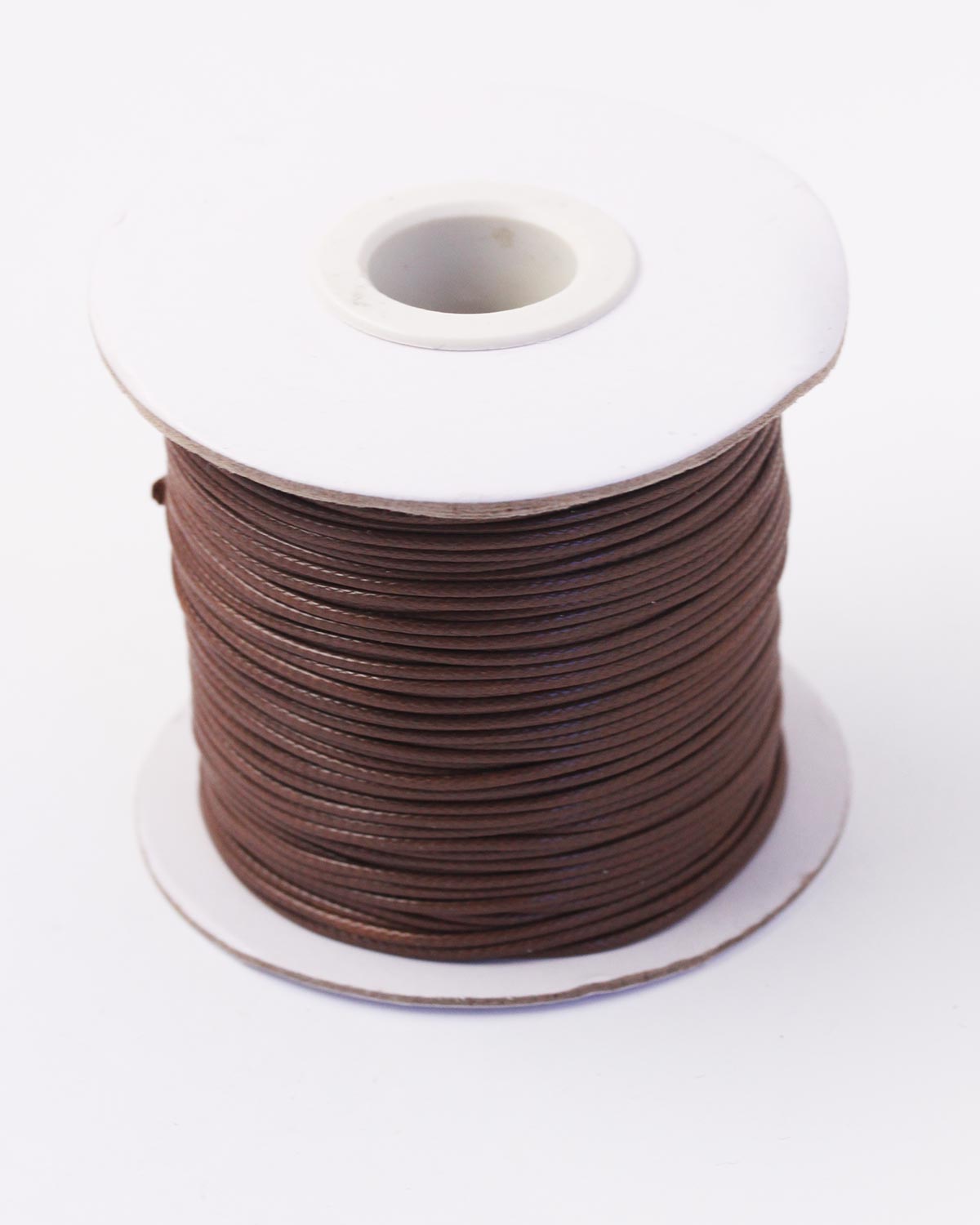 Synthetic thread waxed cord 1mm brown