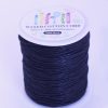 waxed cotton cord 1mm black