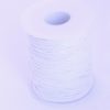 Waxed cotton Cord 1mm WHITE