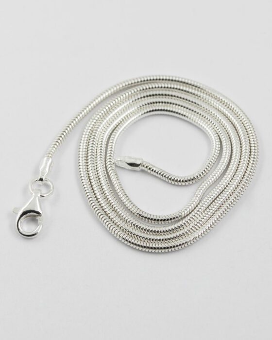 Sterling silver snake chain 45cm 1.6mm
