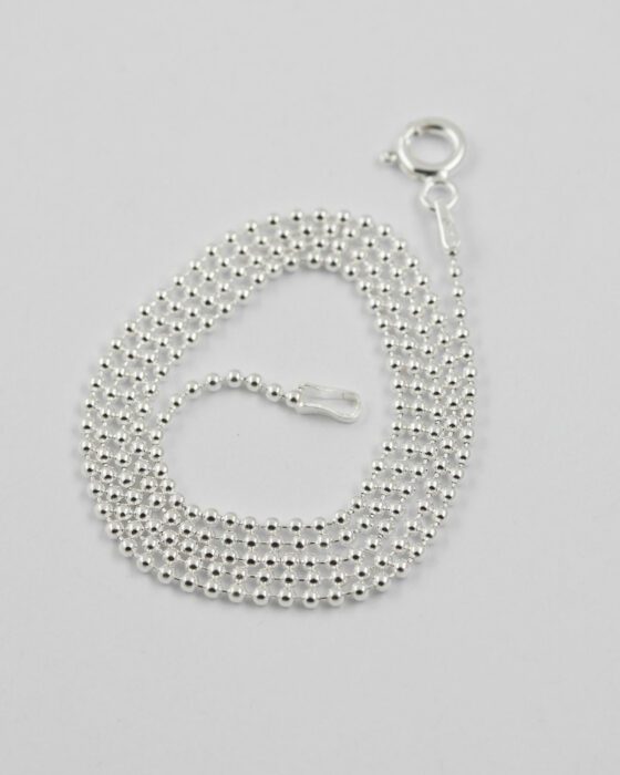 sterling silver ball chain 45cm 1.5mm