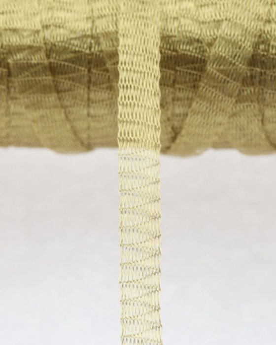 Ribbon tubular wire 7mm Gold