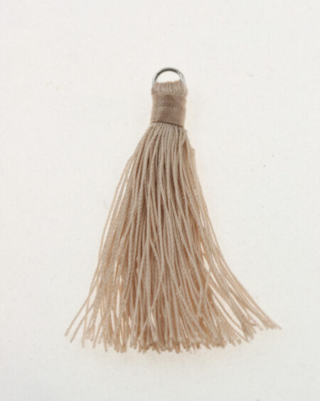 cotton tassels with metal ring