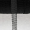 Ribbon tubular wire 7mm Black