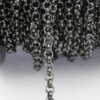 Belcher chain 6mm ring black