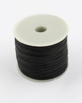 cotton cord black 0.50mm