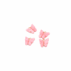 Butterfly charm 13x13mm Baby Pink