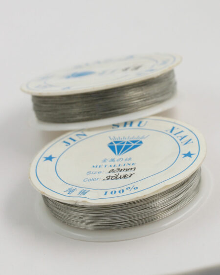 Plated Copper Wire 0.38 mm Silver