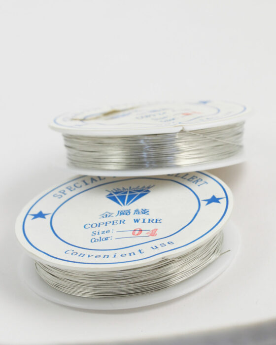Plated Copper Wire 0.40 mm Silver