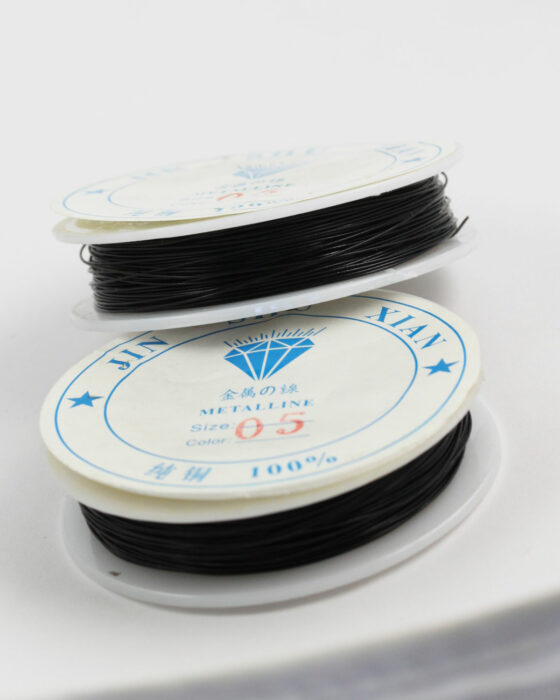 Plated Copper Wire 0.50 mm Black