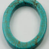 40 x 30 mm Howlite Oval ring - Sold per String - approx. 10 pcs per string