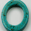25 x 32 mm Howlite Oval ring - Sold per String - approx. 13 pcs per string