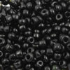 opaque seed beads black