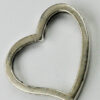 Teardrop Heart Pendant - Sold per pack of 10 pieces