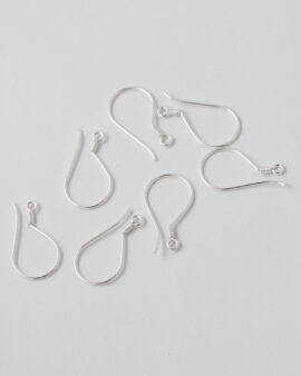 sterling silver french earwires 23x12mm