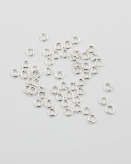 sterling silver jumpring 4mm open