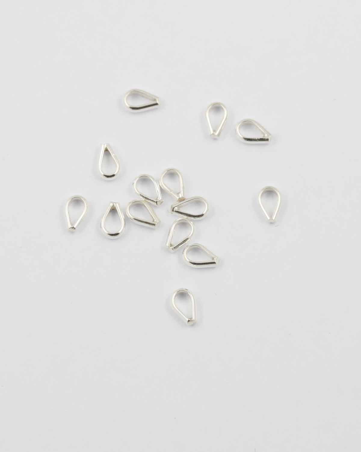 Handmade Sterling Silver Pendant Bail – Perfect For DIY Jewelry Making, Earring Dangles & Pendant Findings (CB5545SS)