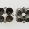 4 Stone setting for round stone - Sold by the pack , 10 pieces per pack