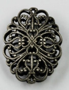 Double sided Oval Filigree