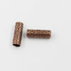 filigree tube 6x20mm antique copper