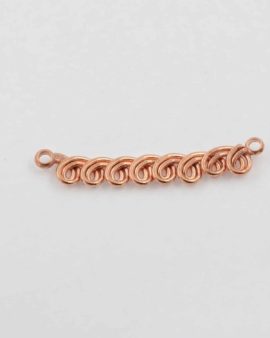 Spiral bail, 32 x 5 mm. Sold per pack of 10
