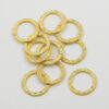 round ring 20mm gold