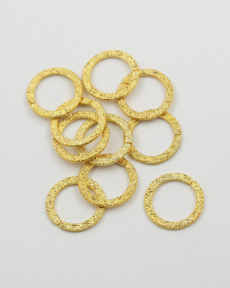 round ring 20mm gold