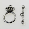 Crown Toggle Clasp - Sold per pack of 20 pieces