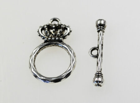 Crown Toggle Clasp - Sold per pack of 20 pieces