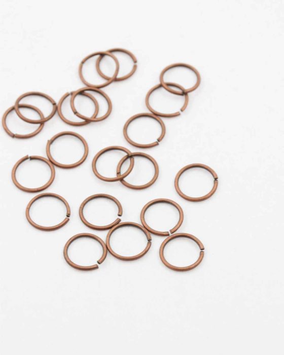 jump ring 10mm antique copper