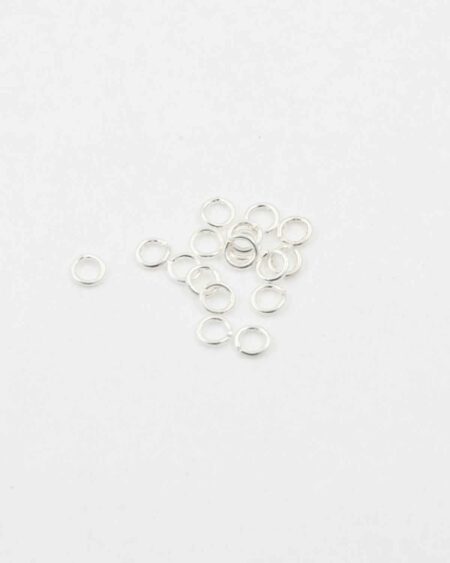 jump ring 4mm silver